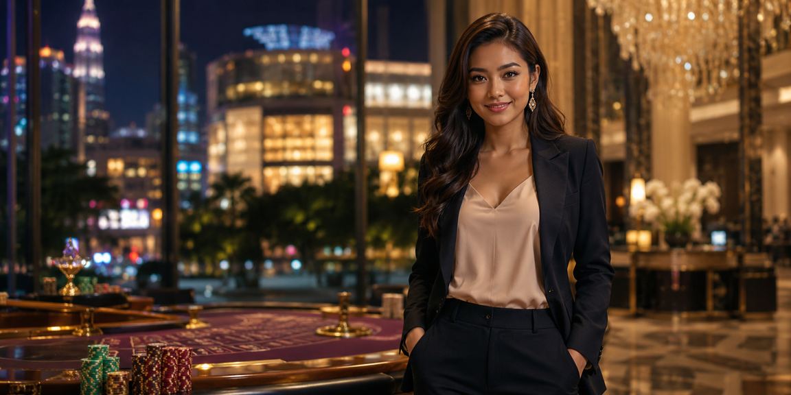 Kuala Lumpur player enjoying online baccarat at a Live Casino in Malaysian style